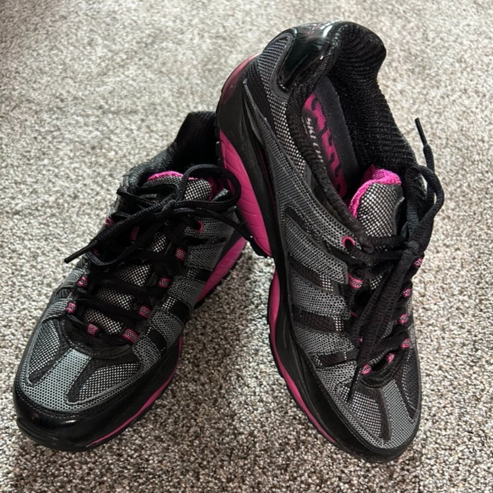 Skechers Shape-Ups Resistance SRT 12340 Black Pink Women’s Size 7 Toning Sneaker